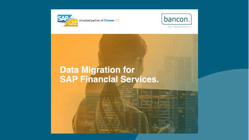 Data Migration for SAP Financial Services