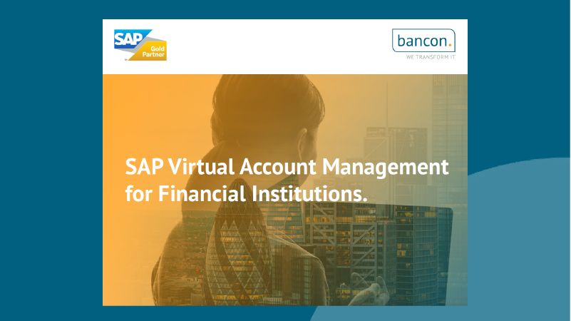 Einführung von SAP Virtual Account Management für Finanzinstitute